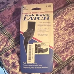 Prime-line 5082 Push Button Screen/storm Door Latch W/ Strike, Black. Fixed Price $14.84.