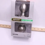 Defiant Hall/closet Door Knob Saturn Stainless Steel 32T3630B. Fixed Price $7.48.