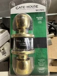 Gatehouse Hall Closet Door Knob Kit Polished Brass Pn# 0117973. Fixed Price $10.99.