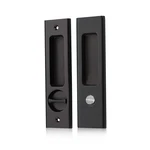 Black Barn Door Flush Handle Ncl Privacy Pocket Lock For Bath Bedroom. Fixed Price $35.56.
