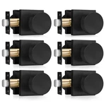 Door Knobs Passage Matte Black Heavy Duty Square Zinc Alloy 6 Pack Haidms Hall. Fixed Price $209.99.