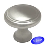 *5 Pack* Cosmas Cabinet Hardware Satin Nickel Knobs #5982SN. Fixed Price $5.45.