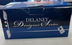 Delaney Designer Series Black Matte Metal Door Knob Round Hardware. Fixed Price $62.48.