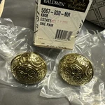 Baldwin Estate 5067-030-MR Pair Polished Brass Knobs. Fixed Price $95.95.