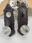 Emtek 8090 Victoria Plate Privacy Astoria Knob Set US10B Oil Rubbed Bronze. Fixed Price $107.99.