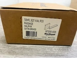 Kwikset 720HFL Sqt 4 6AL Rcs, Halifax Square Passage Lever Set, Satin Brass. Fixed Price $26.99.