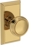 Baldwin Fd.bre.hfr Bremerton Nonturning Twosided Dummy Door Knob Set. Fixed Price $68.25.