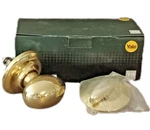 Yale Dartmouth Door Handle Lock Latch US3 Brass Finish Dummy N/open Box. Fixed Price $7.64.