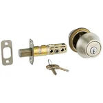 Kwikset Satin Nickel Double Cylinder Deadbolt. Fixed Price $23.99.