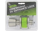 Valterra L32CS000 Universal Rv Entrance Door Lock Knob/lever Stainless. Fixed Price $46.51.