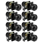 Door Knobs Matte Black Privacy Square Interior 8 Pack MS2522 Goldenwarm Bedroom. Fixed Price $104.99.