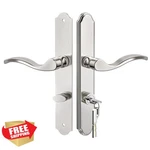 Orbivolta Door Handle Set Polished Nickel. Fixed Price $102.99.