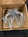 Emtek 505HERUS15 Hermes Dummy Door Lever Set, Brass Modern - Satin Nickel. Fixed Price $125.99.