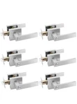 6 Pack Privacy Door Handles For Bedroom, Bathroom & More Interior Levers. Fixed Price $80.00.