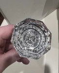 Baldwin Crystal Privacy Door Knob Set PVCRYTRR112 Traditional Round Trim Bronze. Fixed Price $178.75.