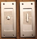 Baldwin Estate PD006.264PRIV Santa Monica Privacy Pocket Door Set Satin Chrome. Fixed Price $399.35.