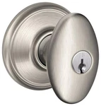 Schlage F51-SIE Nickel Siena Keyed Entry Panic Proof Door Knob Set. Fixed Price $42.81.