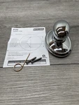 Schlage F170-SIE-WKF Siena Non-turning One-sided Dummy Door Knob Chrome. Fixed Price $27.89.