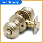 Top-selling Polished Brass Door Knob Ansi GRADE-3 Certified Privacy Function. Fixed Price $28.99.