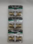 Kwikset Tylo Hall & Closet Door Knobs (92001-280) New Brass Finish X3 2013. Fixed Price $44.95.