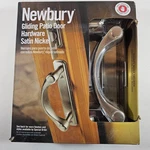 Newbury Satin Nickel Gliding Patio Door Handle Set Andersen 570465. Fixed Price $124.95.