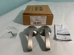 Emtek Assa Abloy Sion Door Handle; Lever Modern Rosette Satin Nickel 5057SIOUS15. Fixed Price $27.99.