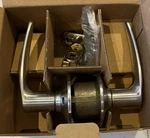 Schlage #F10 626 Jazz Passage Lever Satin Chrome. Fixed Price $12.95.