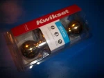 New Kwikset Tylo Bed & Bath Door Knob 300P 3CP 93001-500 Bright Brass Finish LB2. Fixed Price $24.98.