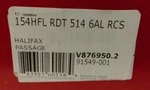 Kwikset 154HFLRDT-514 Halifax Passage Door Lever Round Rosette Iron Black. Fixed Price $19.75.