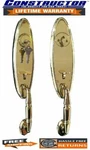 Constructor Lex Handleset Deadbolt Single Cylinder Door Lockset Polished Brass. Fixed Price $69.98.