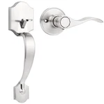 Tinewa Keyless Passage Lock Grip Handle With Wave Lever, Low Profile Front. Fixed Price $57.00.