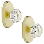Bonkudoo 2 Pack Crystal Glass Dummy Door Knobs Interior Gold Half. Fixed Price $80.15.