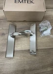 Emtek 8141US15 10" Stretto Rectangular Passage Sideplate Entry Set -read-. Fixed Price $59.99.