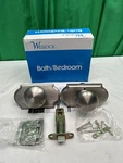 Weslock 01710SL20 Impresa Privacy Dummy Door Knob Premiere Rose - Satin Nickel. Fixed Price $17.59.