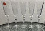 5 Fluted Champagne Overture By Royal Crystal Rock 7/8". Fixed Price $21.24.
