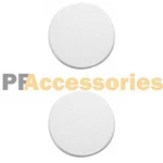 Pack Of 2 Door Knob Self Adhesive Protector 3" Drywall Shield Round White. Fixed Price $9.89.