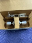 Schlage D40S 626 Tulip Store Door Lock W/round Knob Silver Satin Chrome Nos. Fixed Price $69.99.