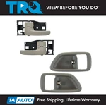 Trq Fawn Inside Door Handle Bezel Driver Passenger Kit For 04-06 Toyota Tundra. Fixed Price $59.95.