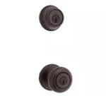 Kwikset Cove Venetian Bronze Keyed Entry Knob & Single Cylinder Deadbolt Combo. Fixed Price $24.99.