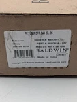 Baldwin Tube Privacy Door Lever Set With 5 Inch Rectangle Rose Satin Brass. Fixed Price $69.00.