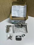 Delaney Milton Passage Lever Handle Satin Nickel, Hall Closet Doors No Lock. Fixed Price $15.00.