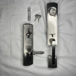 Delaney Briona Handle Set US15 Satin Nickel Lh Italian Collection W/ Keys Screws. Fixed Price $16.99.