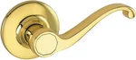 Design House Scroll Dummy Door Lever 775338, Polished Brass, 6.375 In X 1.88. Fixed Price $24.99.