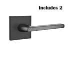 Emtek 5050HLOUS19 Helios Dummy Lever Set Flat Black Of 2. Fixed Price $69.50.
