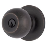 Brinks Transitional Keyed Entry Door Knob - Tuscan Bronze Exterior Lock .... Fixed Price $35.64.