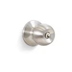 Premier Lock Stainless Steel Entry Door Knob With 2 KW1 Keys. Fixed Price $19.95.