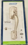 Schlage Camelot Front Entry Door Handle F285 619 Acc Satin Nickel Lh. Fixed Price $50.00.