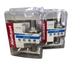 Lot Of 2 Kwikset Bed & Bath Door Levers With Microban Satin Nickel. Fixed Price $35.00.