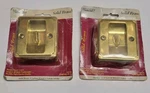 Lot 2 Brainerd Pocket Door Latch Pull 50336 Solid Brass Ln. Fixed Price $19.99.