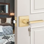 Ehomeware 5 Pack Gold Door Handle - Keyed Different Entry Lock Keys For. Fixed Price $186.86.